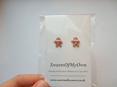 Gingerbread Ladies Stud Earrings - SweetsOfMyOwn